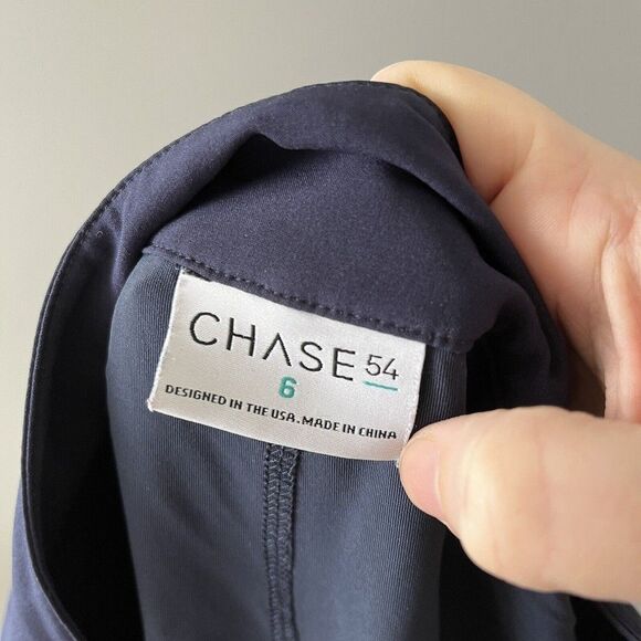 Chase54 Women's Size Small Blue Shorts Lined Golf Skirt Skort Pickleball - Picture 4 of 6